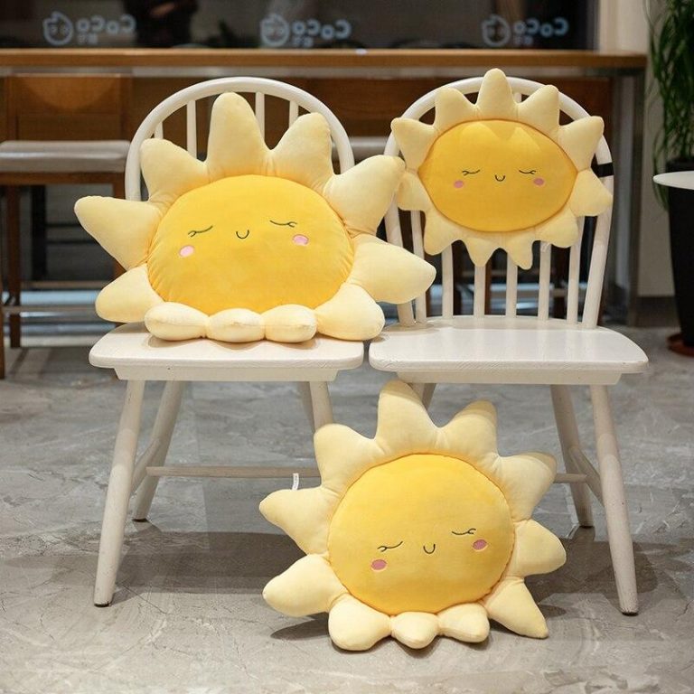 Coussin soleil endormi