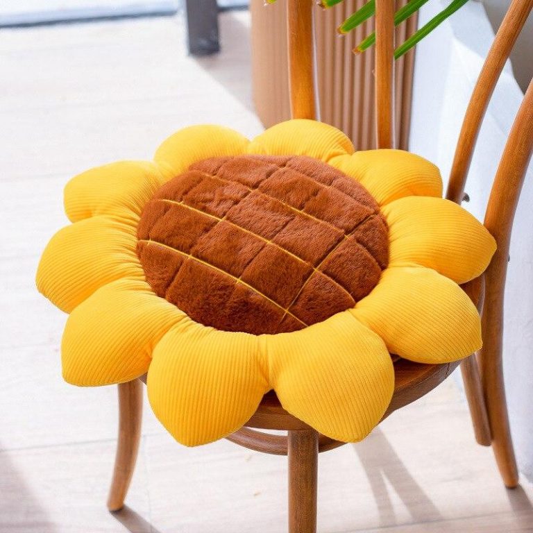 Coussin tournesol
