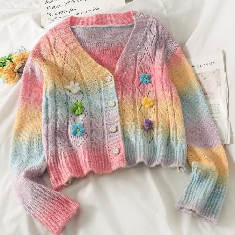 Cardigan Arc-en-Ciel