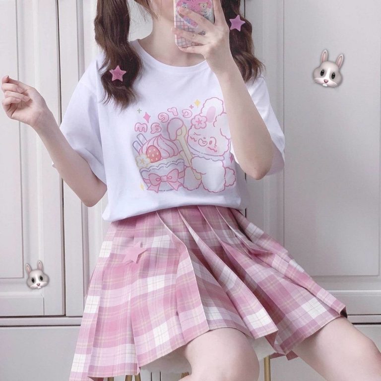 T-Shirt Fraise Kawaii