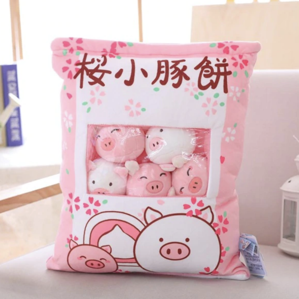 Sachet de peluches bébés cochons