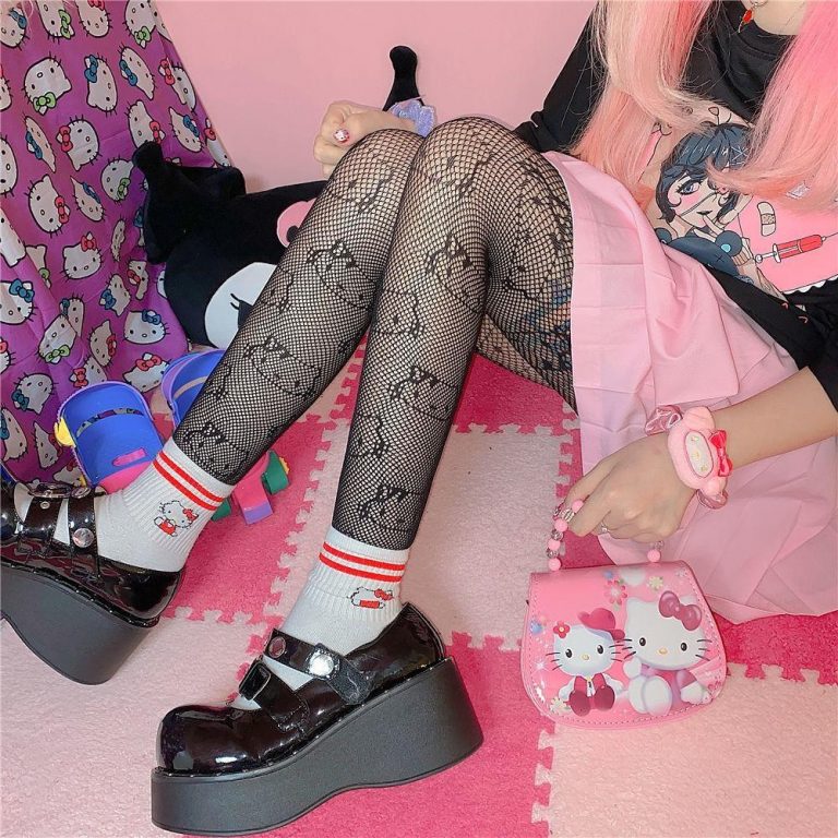 Collants chats Kawaii