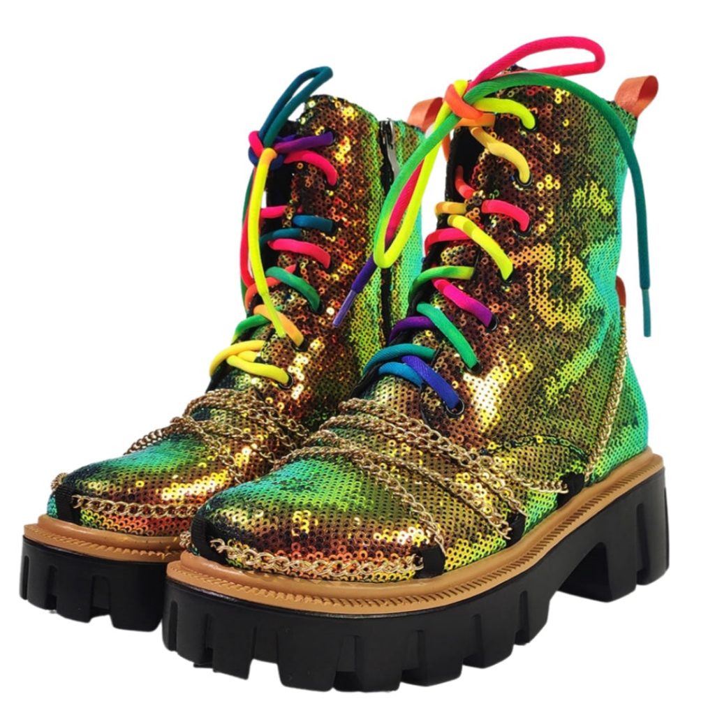Bottines Arc-en-ciel