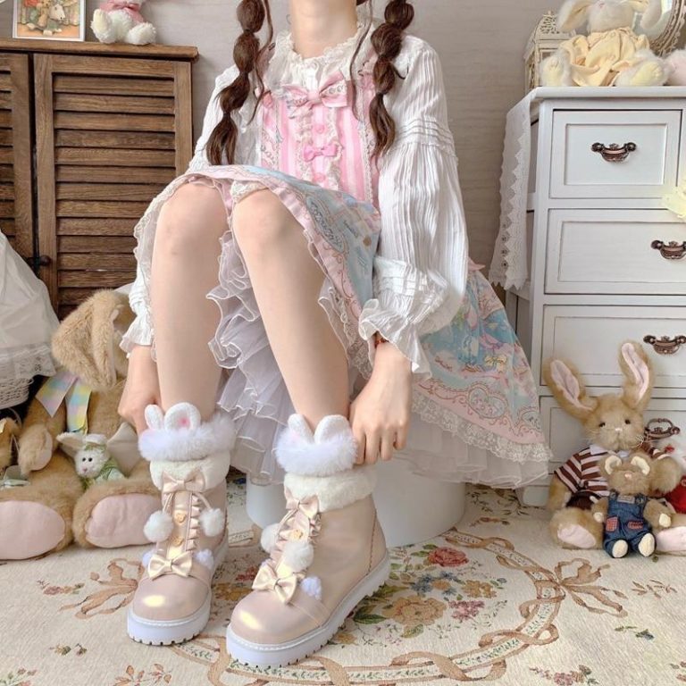 Bottines Snowy Kawaii