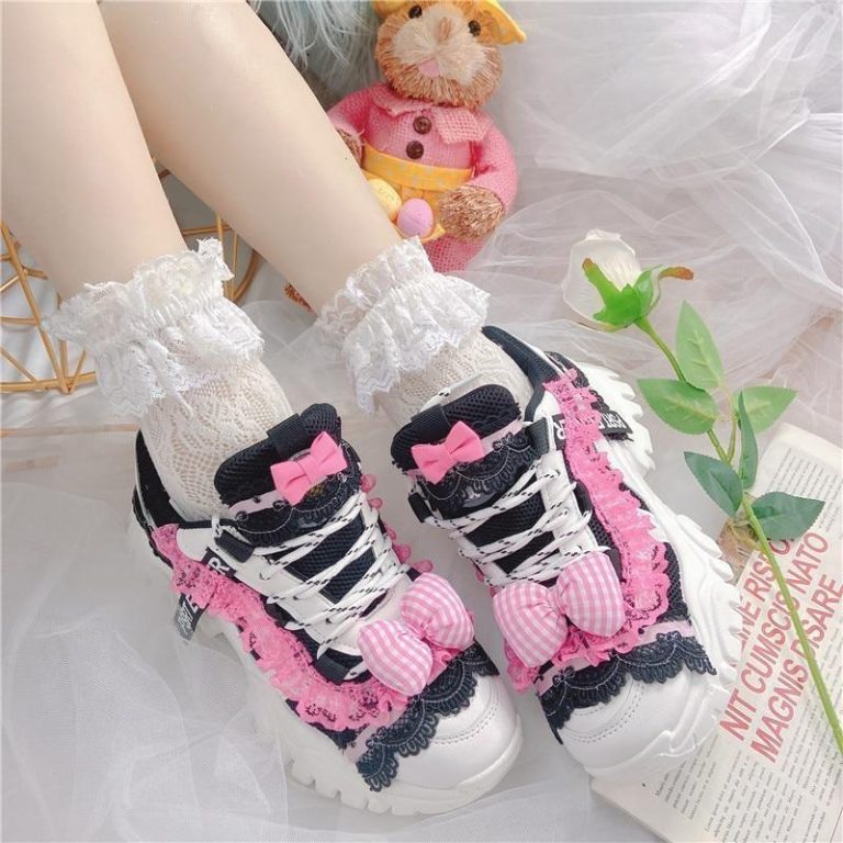 Baskets Lolita Rose et Noir